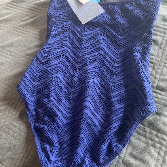 NWT Bleu Rod Beattie Navy One Piece Swimsuit - Picture 4 of 5